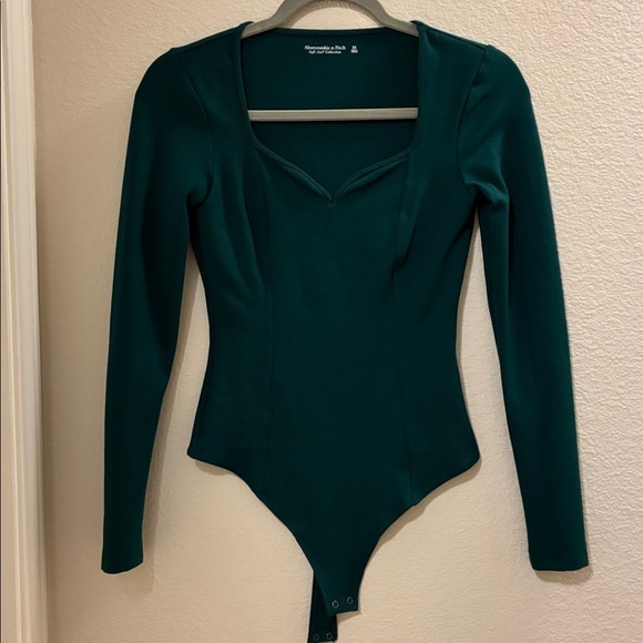 Abercrombie & Fitch Teal Long Sleeve Top - Picture 2 of 4
